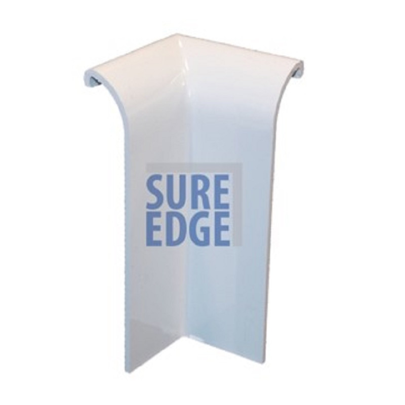 uPVC White Corner Internal Trim for Firestone EPDM Roof Systems 50mm x 50mm x 110mm