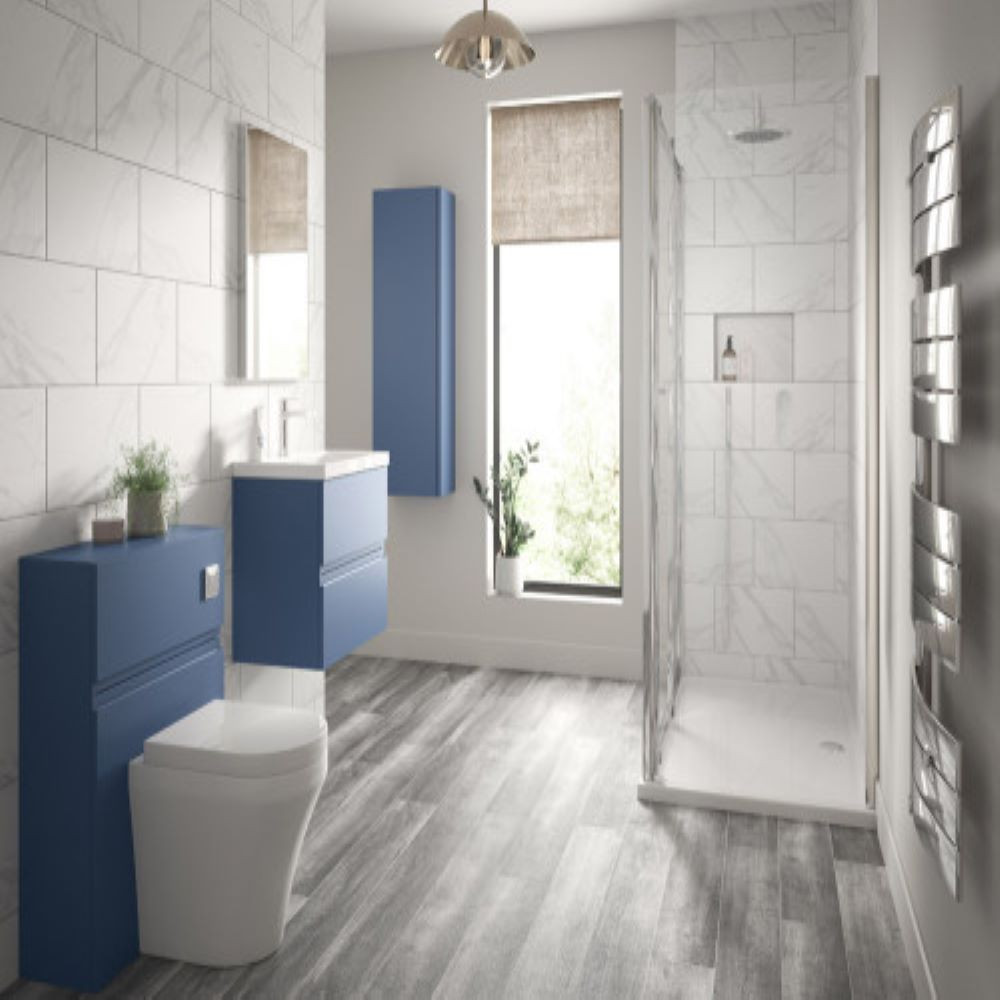 Hudson Reed Urban 500mm Satin Blue WC Unit