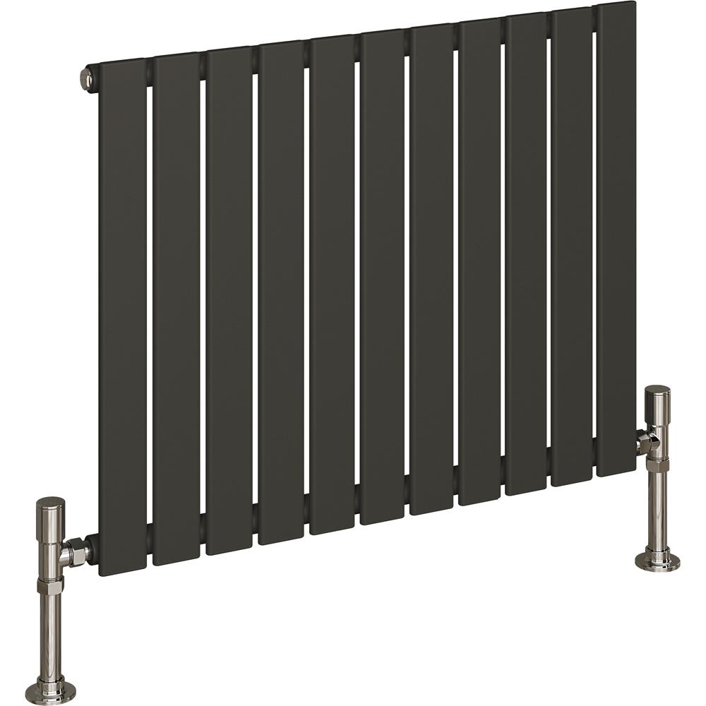 Harley Single Panel Anthracite Horizontal Radiator
