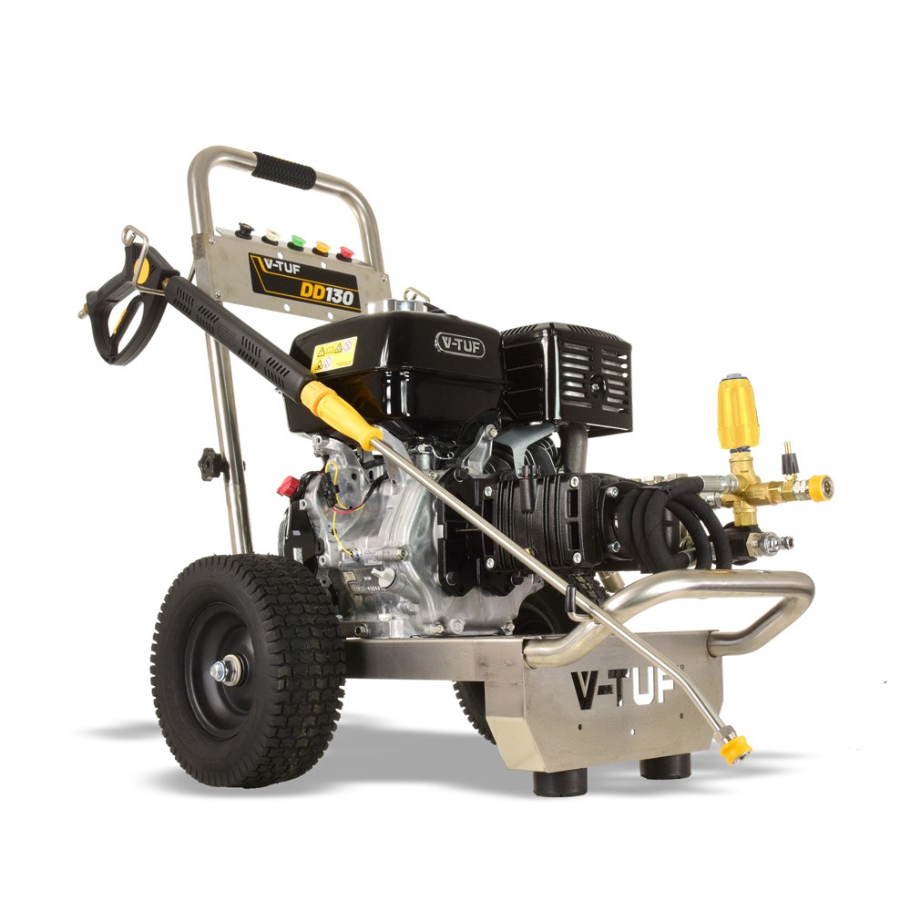 V-TUF DD130 13HP 4350psi 15 lpm 300 Bar Honda Driven Petrol Pressure Washer