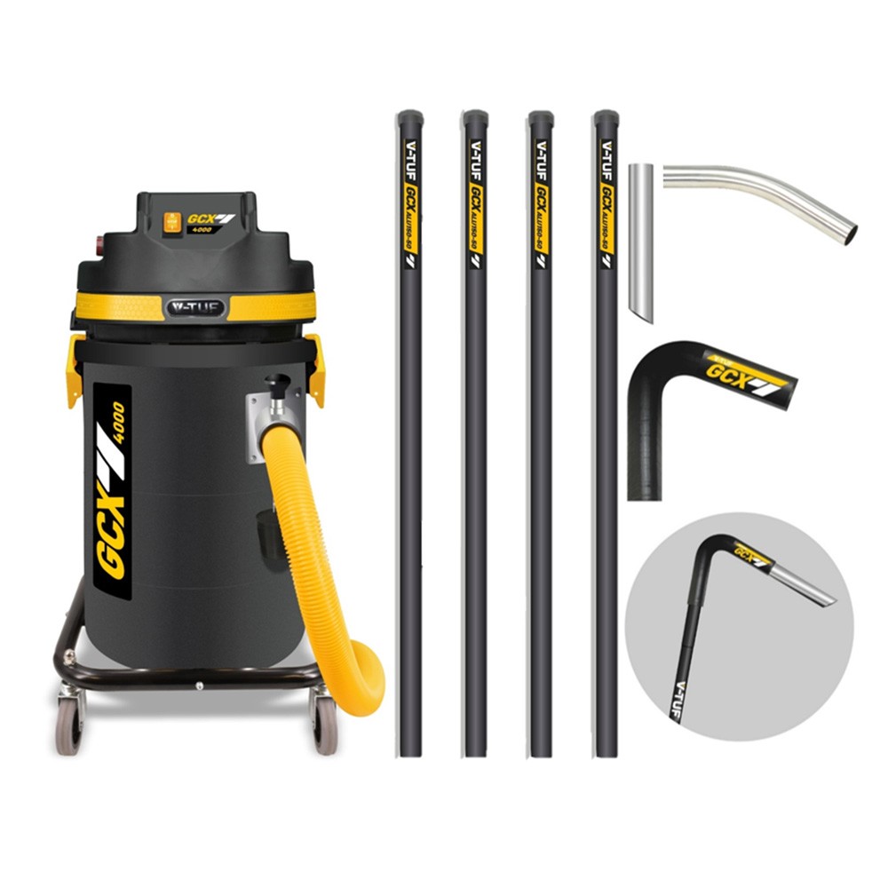 V-TUF GCX4000 1.75kw 37l Wet & Dry Vacuum Cleaner with Gutter Cleaning Kit