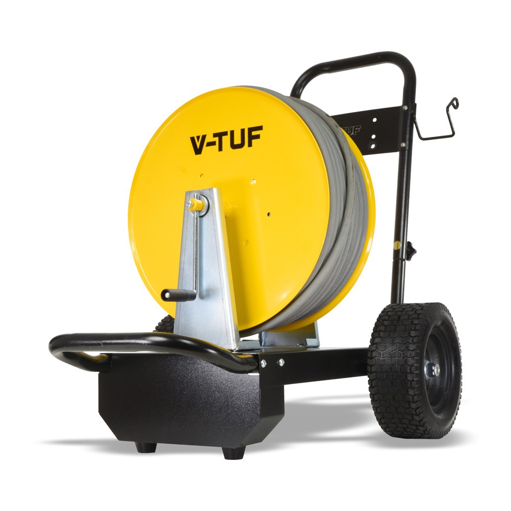 V-TUF High Pressure Manual Wind tufREEL with 100m Hose