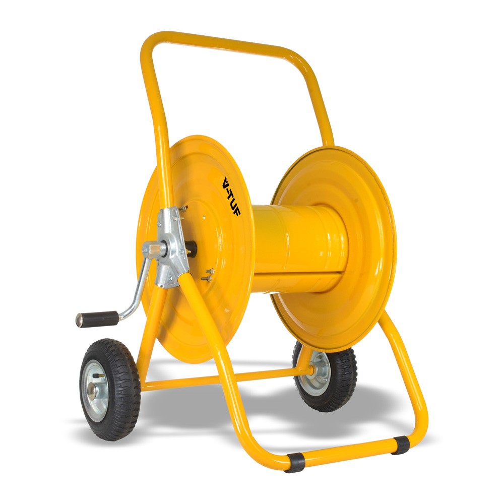 V-TUF Manual Wind Hose Reel Trolley for 3/4 inch Washflex Pro Hose -50m