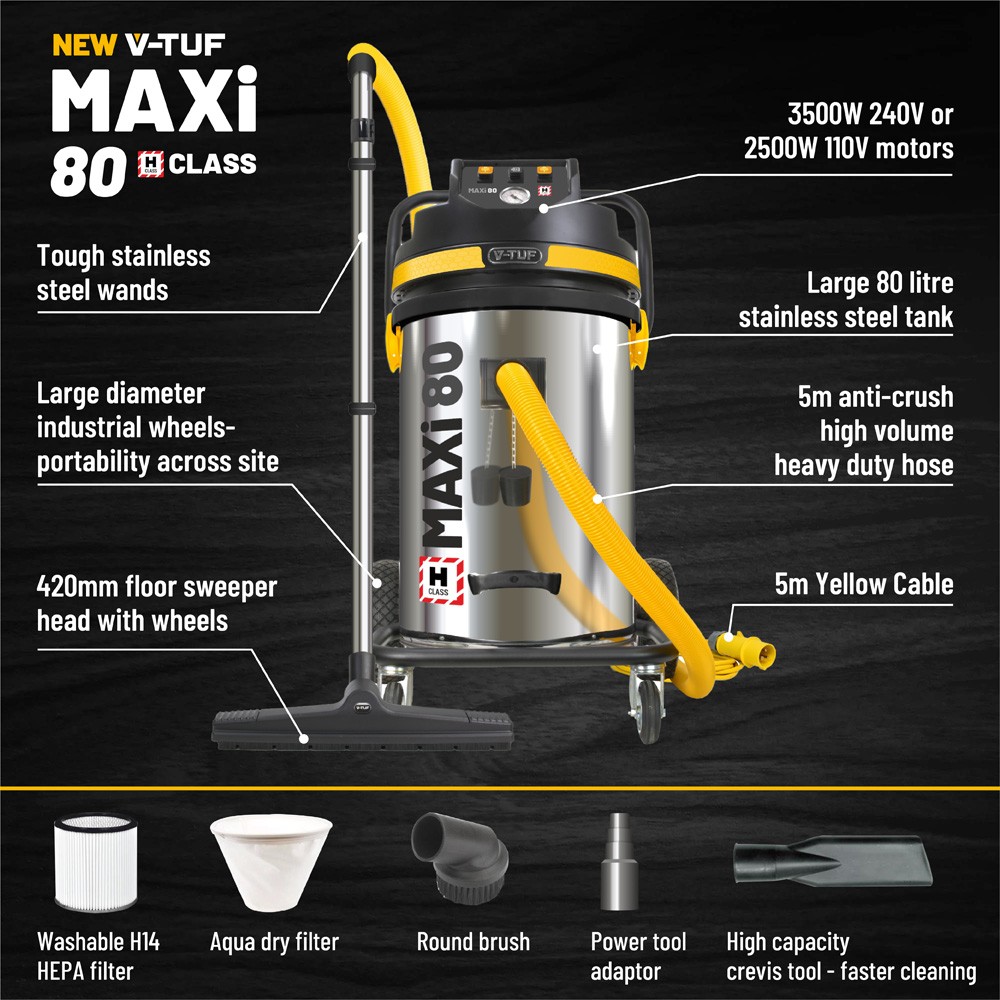 v_tuf_maxi_2400w_110v_80l_h_class_dust_extractor_&_filter_shaker_secondary_2