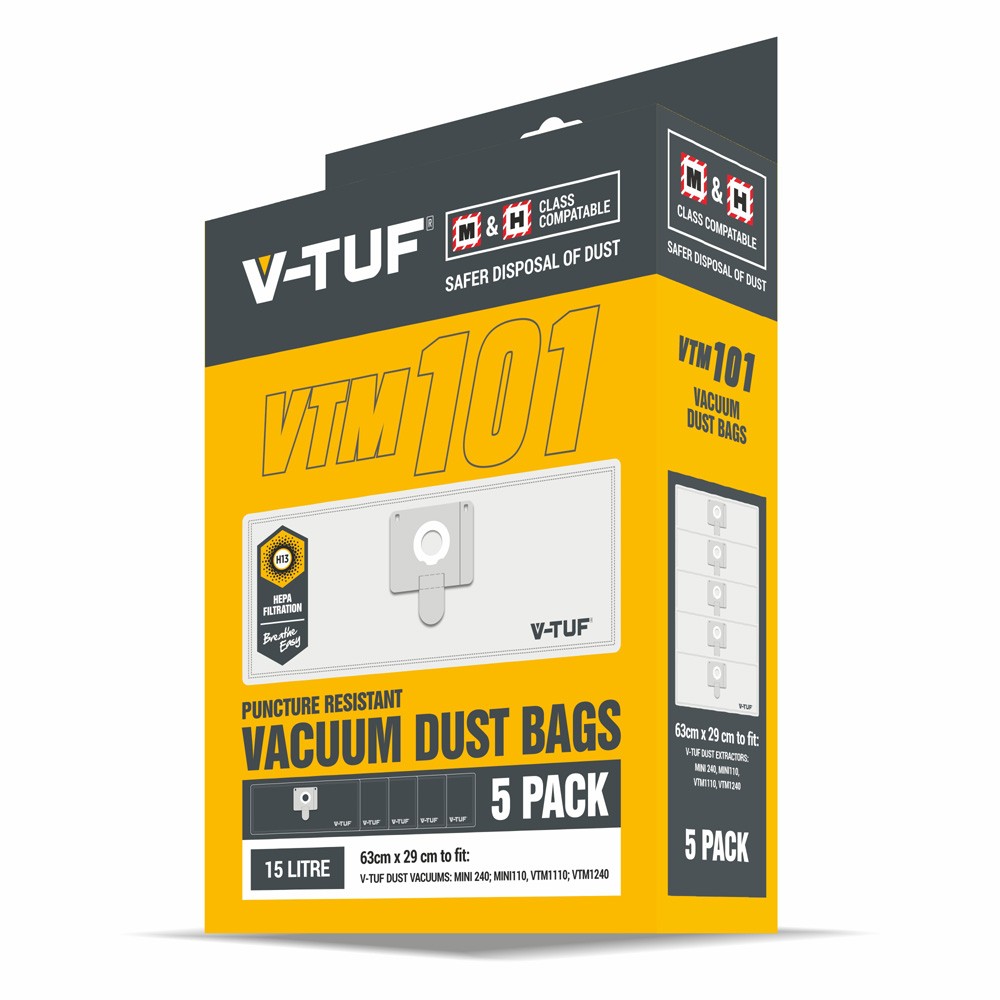 V-TUF MINI Pack of 5 Dust Bags