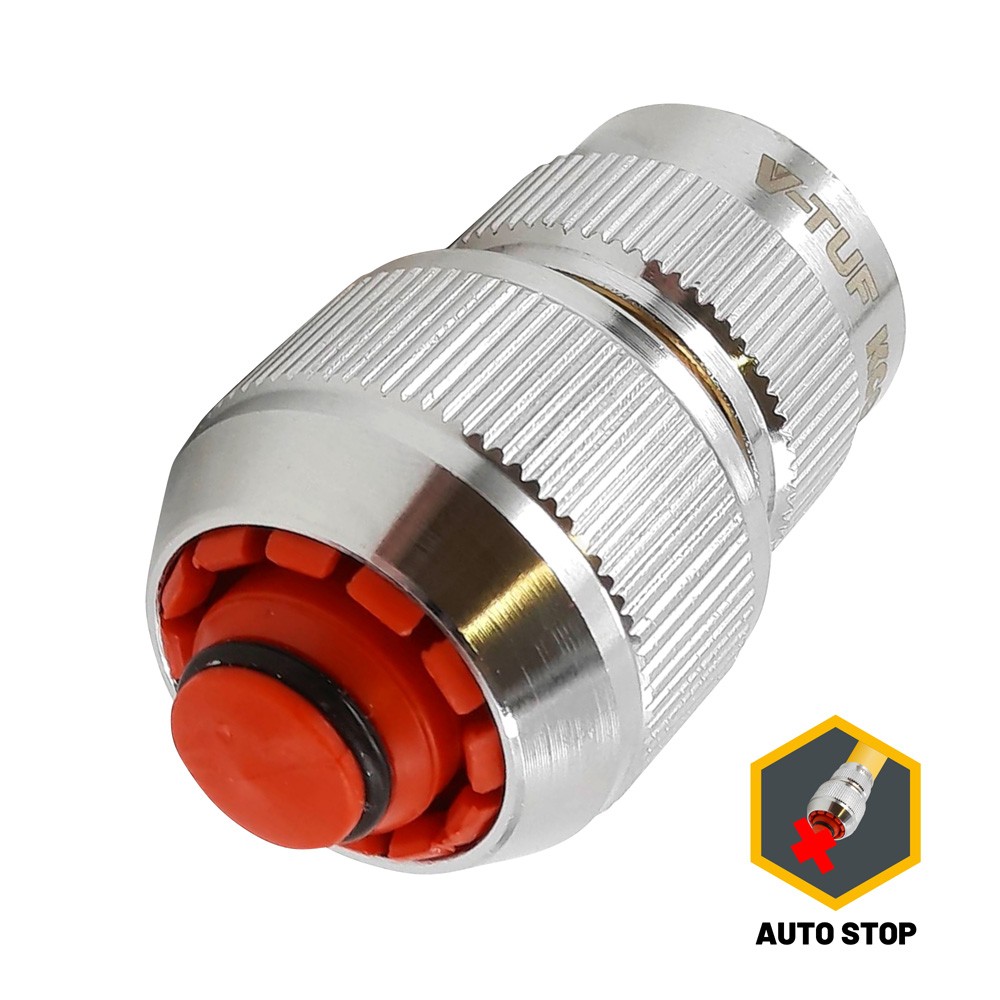 V-TUF PRO KCQ Coupler x 16/19mm Ø (3/4 inch) with Auto Stop Valve
