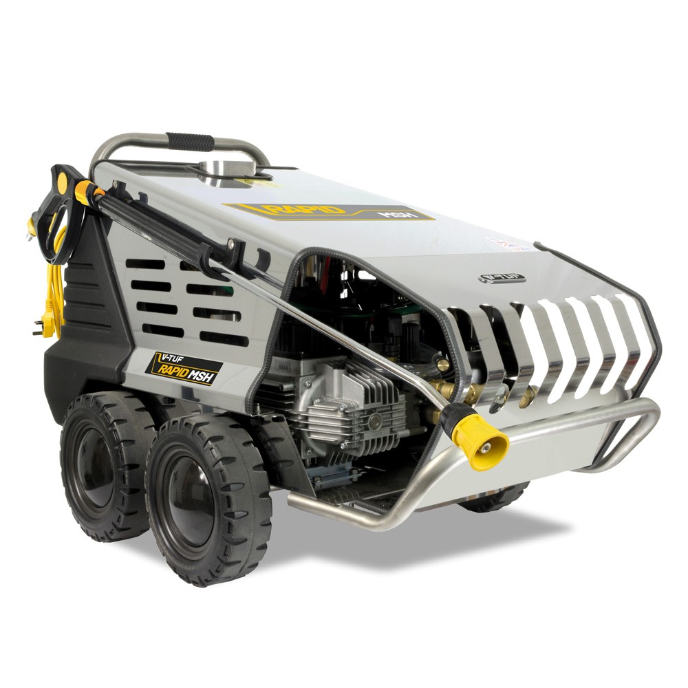 V-TUF RAPID MSH 240v 120 Bar Pro Hot Water Industrial Mobile Pressure Washer