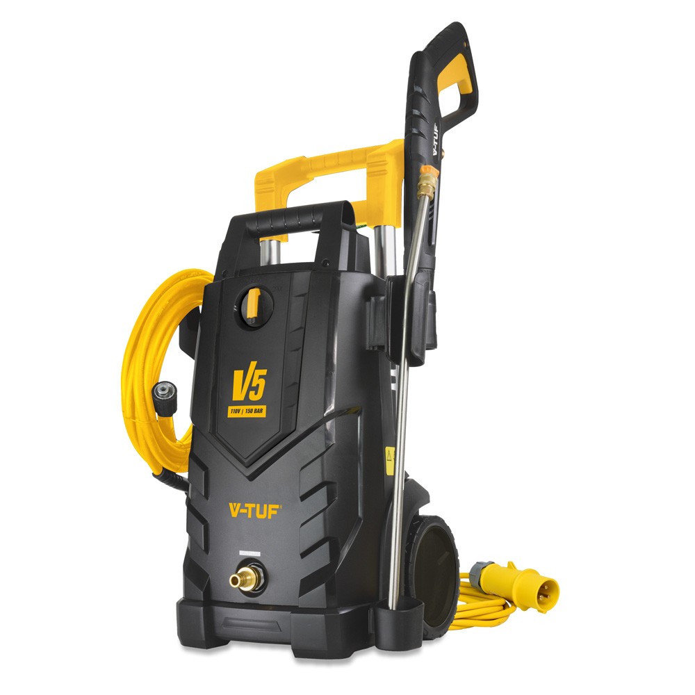 V-TUF V5 110v X2 2175psi 150 Bar 6l/min 8m Electric Pressure Washer