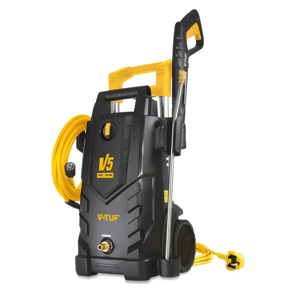 V-TUF V5 240v X2 2400psi 165 Bar 7.2l/min 8m Electric Pressure Washer