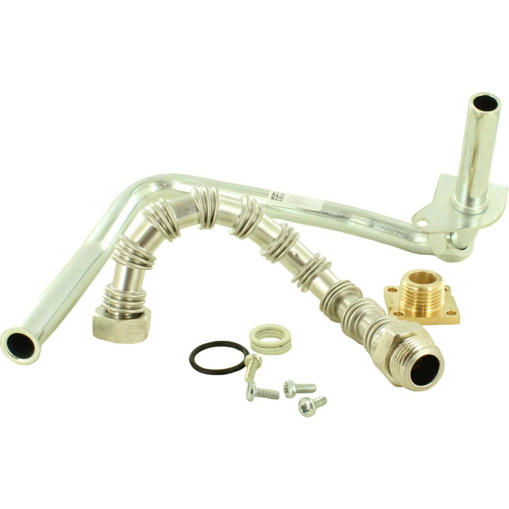 Vaillant 0020046863 Gas Pipe (2 Screw Holes And Bent Bracket)