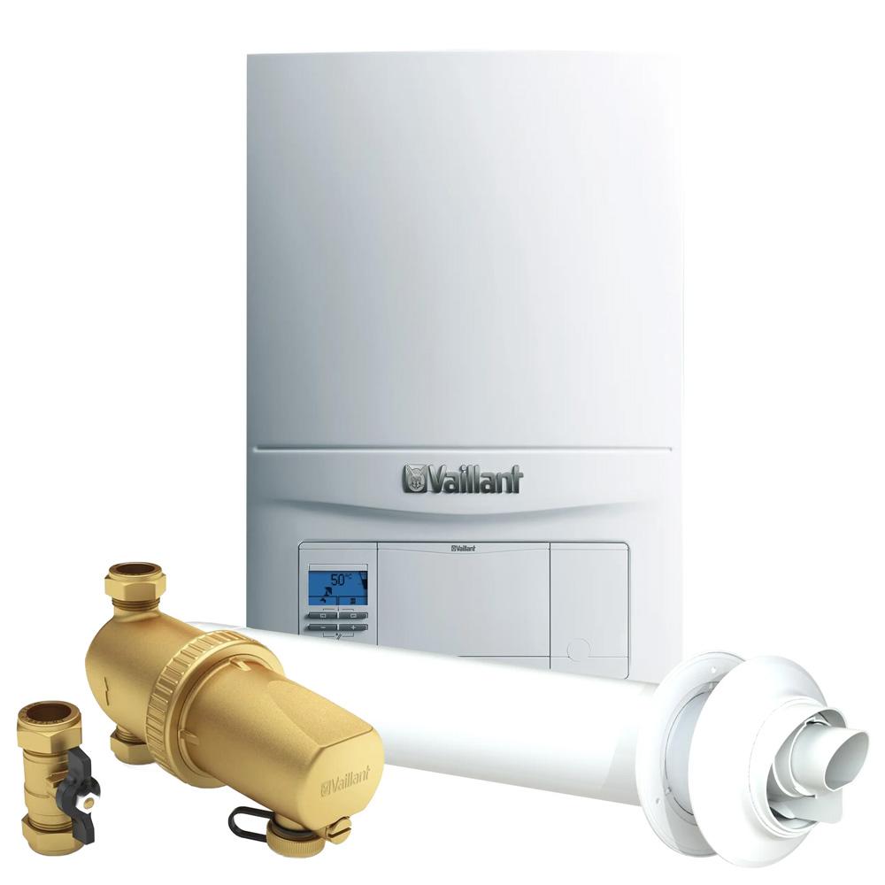 vaillant ecofit pure combi restart pack with horizontal flue & advance filter primary