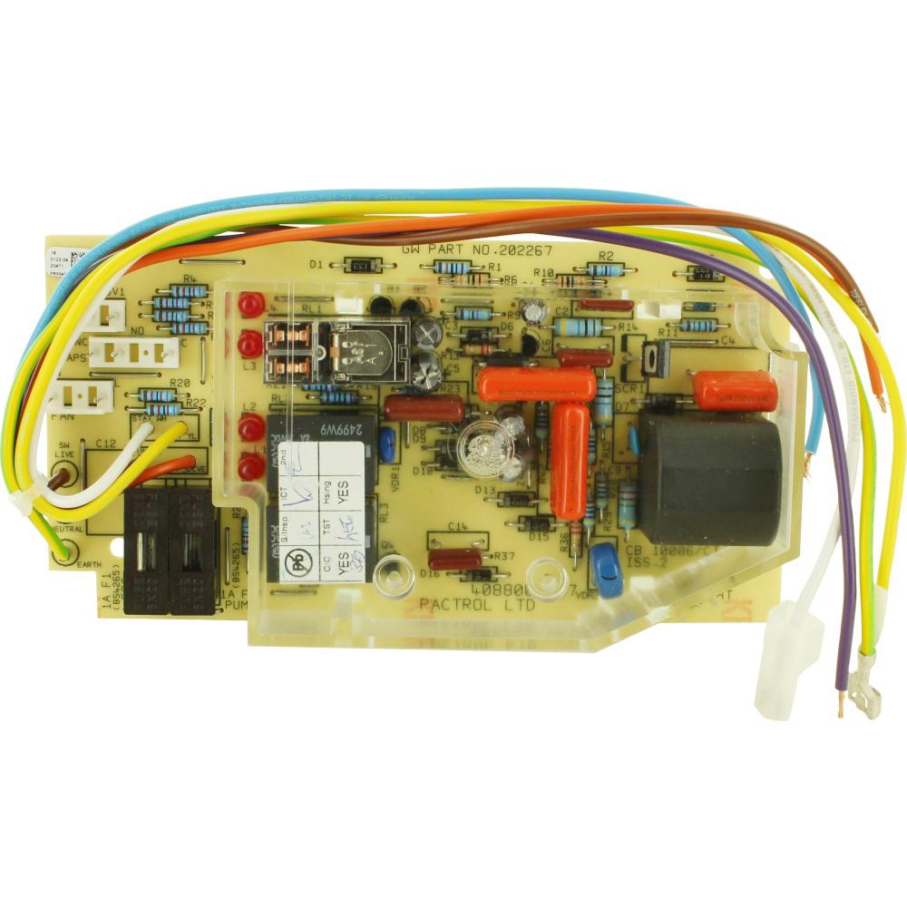 Vaillant Group S900847 Glow-Worm Printed Circuit Board Inc Tpo (7 Wire - 2 Fuse)