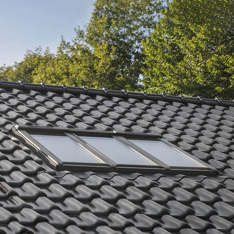 Velux Full Window VELUX GGLS FFKF08 207030 Centre Pivot 3in1 Solar INTEGRA Window - 188cm ...