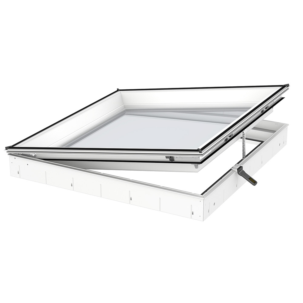 VELUX CVU 150120 0225Q INTEGRA Electric Flat Roof Window Base Triple Glazed - 1500mm x 1200mm