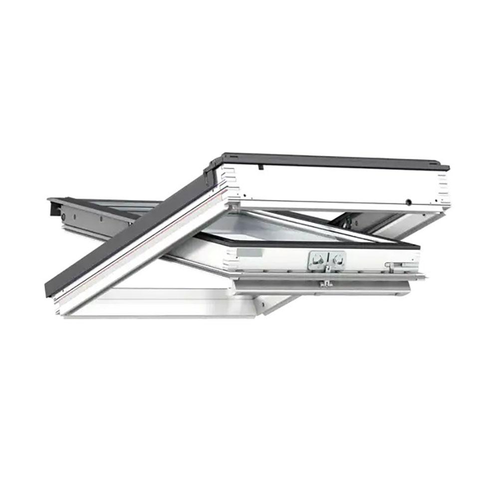 VELUX GBL S10G05 Low Pitch White Painted Centre Pivot Roof Window and Flashing