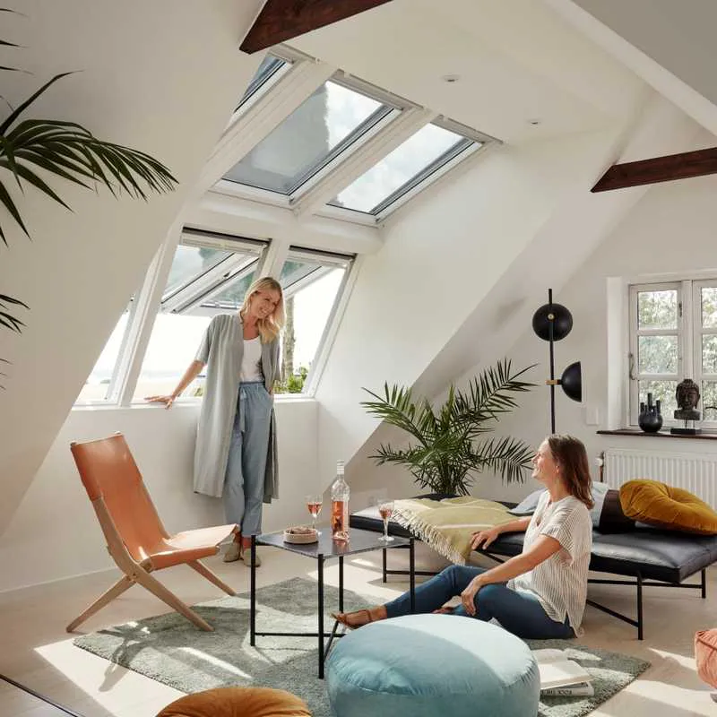 VELUX GGU MK06 SB0W32101 White Maintenance Free 6 Window Dormer System ...