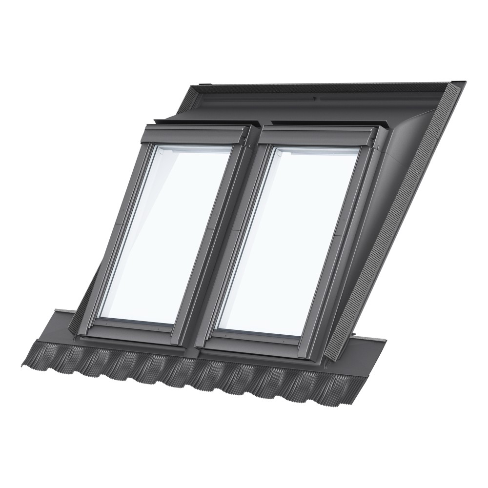 VELUX GGL SA0W21101 White Painted Centre Pivot Duo Mini Dormer