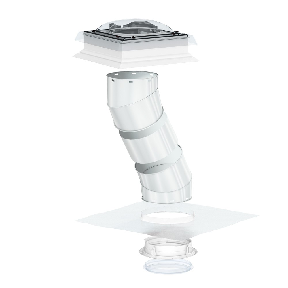 VELUX TCR 014 0000 Flat Roof Sun Tunnel Rigid Pipe - 14 inch Diameter