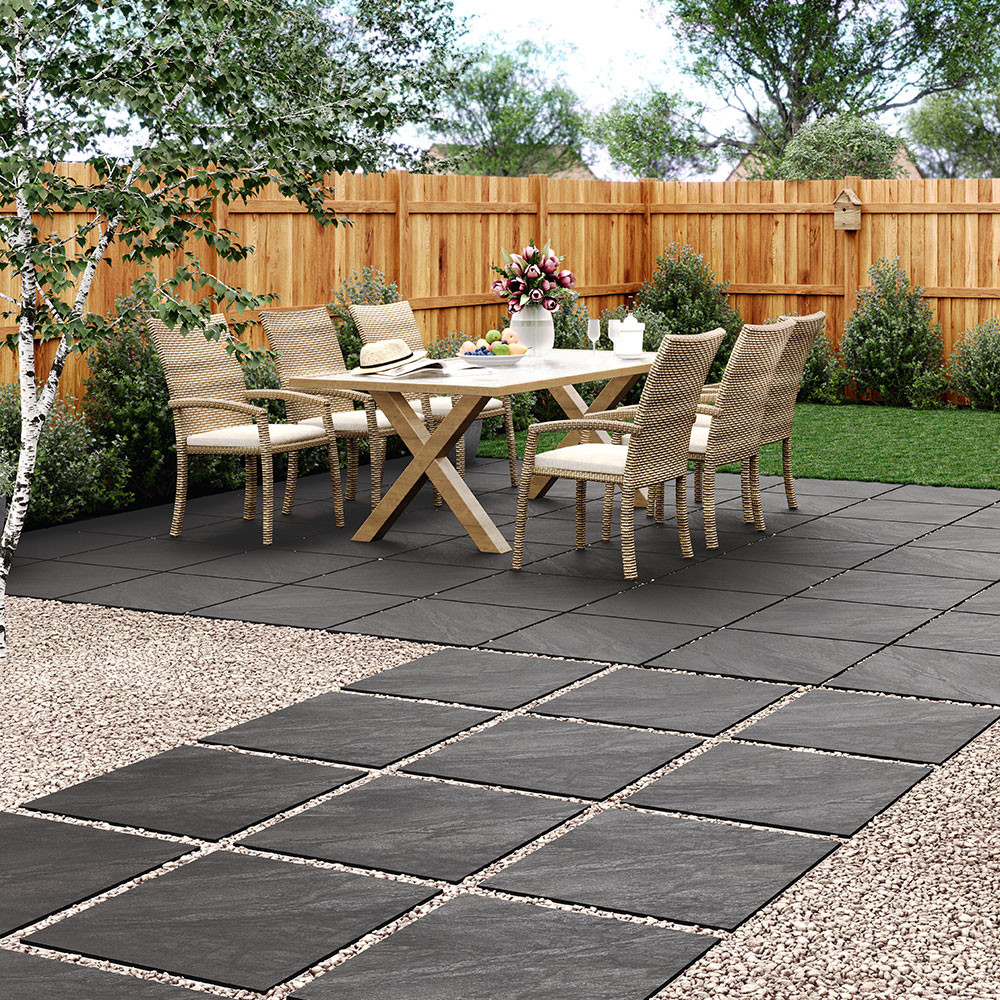 Venus_Black_Stone_Effect_Outdoor_Porcelain_Tile_600mm_Lifestyle
