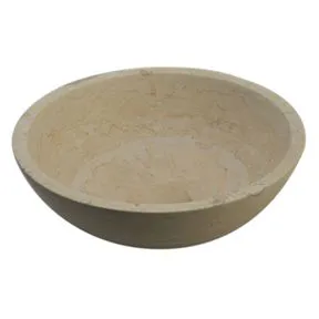 Vieste 300mm Natural Cream Stone Round Basin