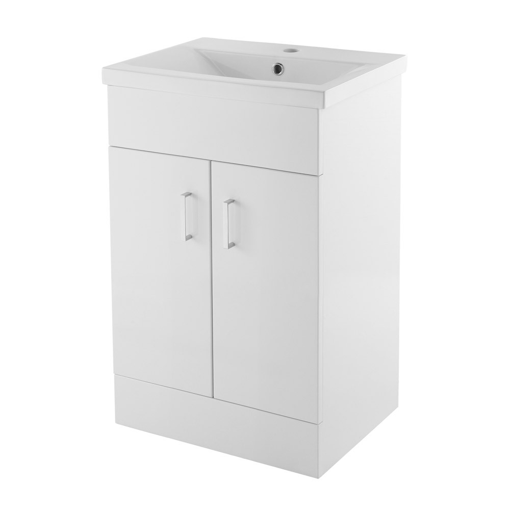 Nuie Eden 500mm Free Standing Cabinet & Basin 2