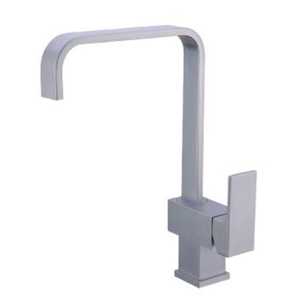 Clickbasin Silver Waipori Chrome Finish Brass Tall Single Lever Mixer Tap