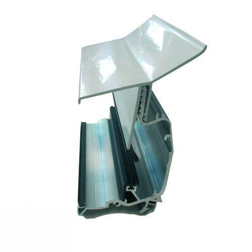 Ariel Self-Supporting Polycarbonate Roofing Wall Plate in White