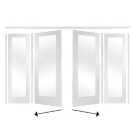 XL Joinery Easi-Frame White Primed Room Divider Door System - 3000mm x 2017mm (79.5x118.2 inch)