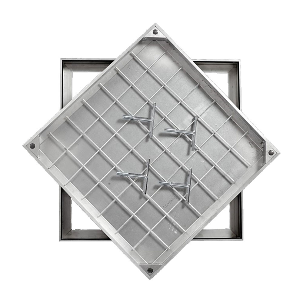 WREKIN Aluminium Recessed Domestic Light Duty Access Cover