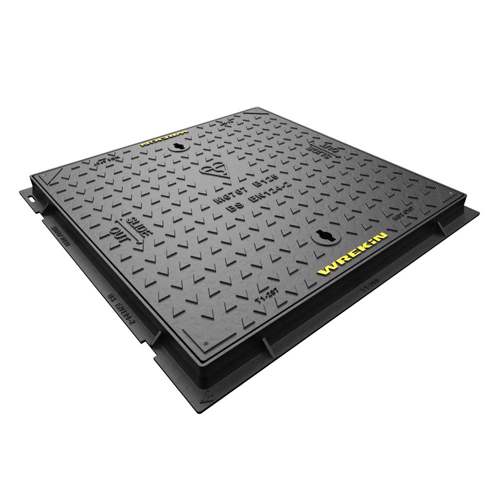 Wrekin Ductile Iron Manhole Cover and Frame 55mm - B125
