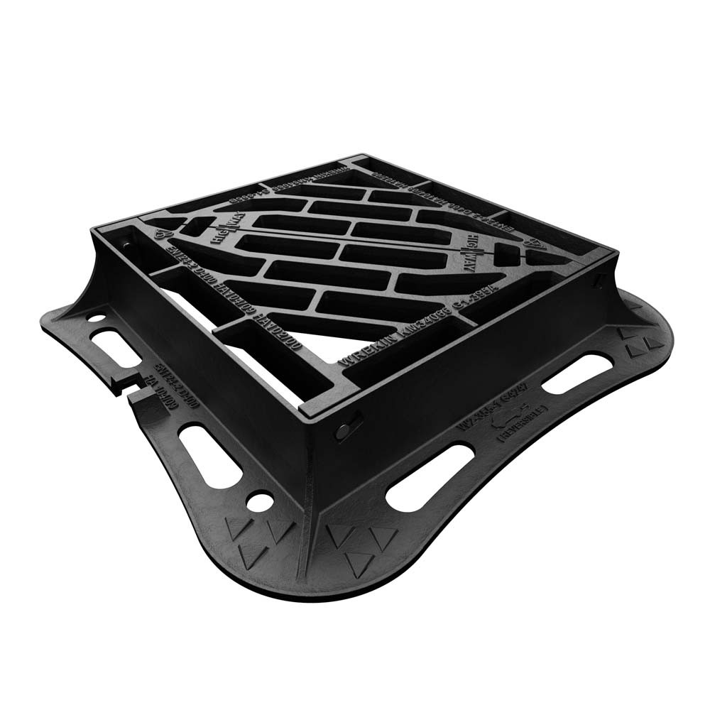 Wrekin Highways Ductile Iron Gully Grate D400 - 425mm x 425mm x 100mm