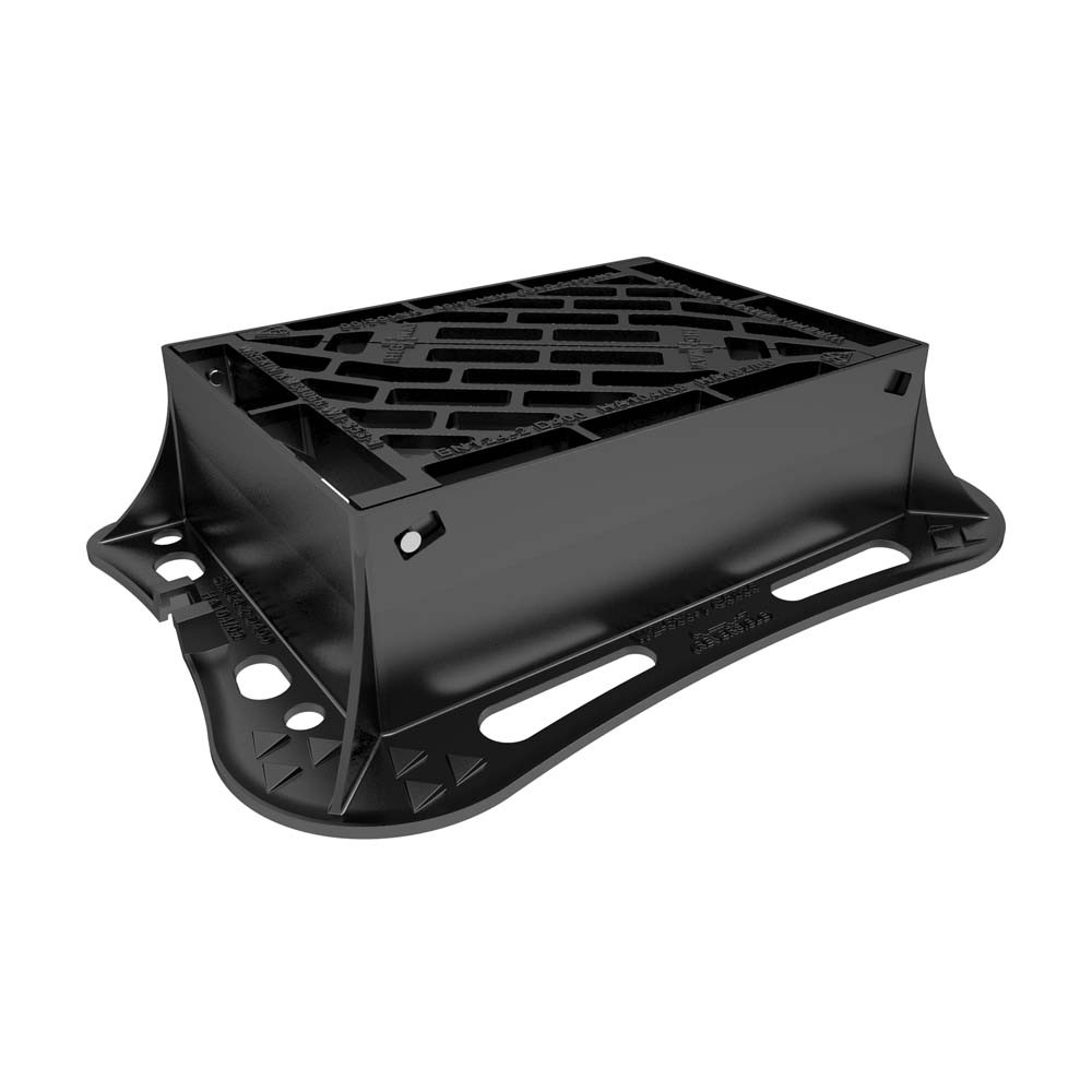Wrekin Highways Ductile Iron Gully Grate D400 - 425mm x 425mm x 150mm 