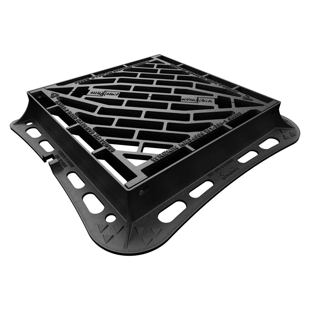 Wrekin Highways Ductile Iron Gully Grate 600mm x 600mm x 100mm - D400
