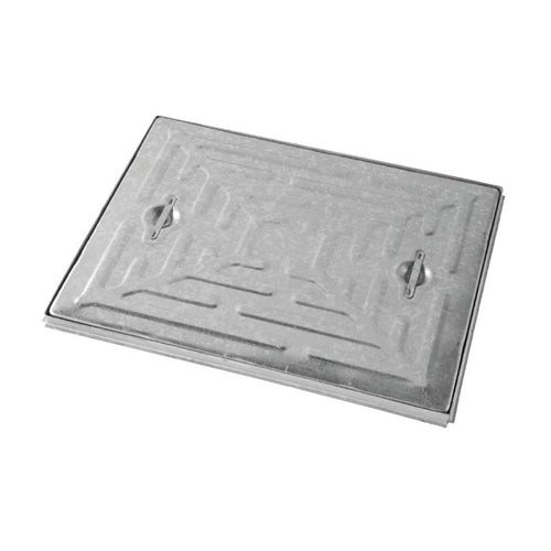 Wrekin Galvanised Steel Access Manhole Cover and Frame - 2.5 Tonne