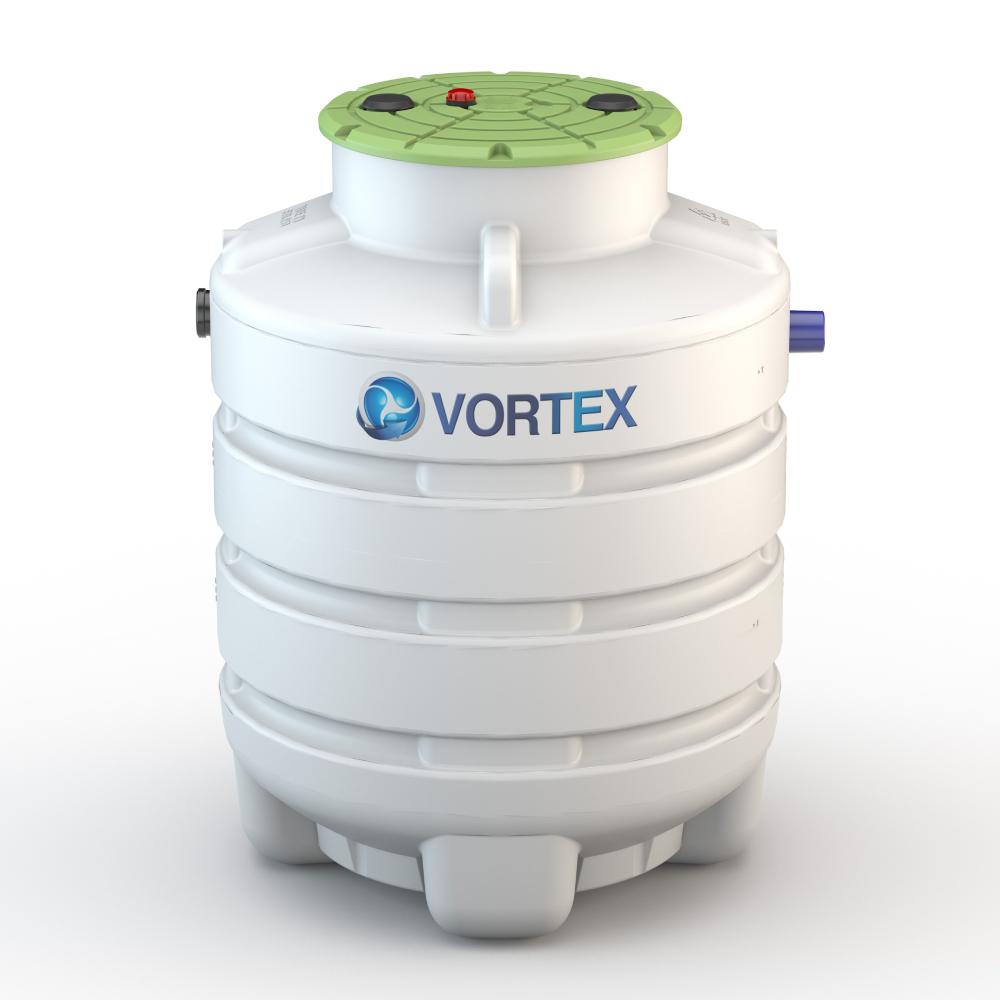 WTE VORTEX Standard Eco Electric Sewage Treatment Plant 550mm Invert - Pumped