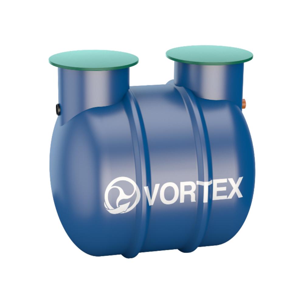 WTE VORTEX GRP Eco Electric Sewage Treatment Plant 550mm Invert - Gravity