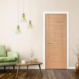 XL Joinery Palermo Essential Contemporary Unfinished Oak Internal Door