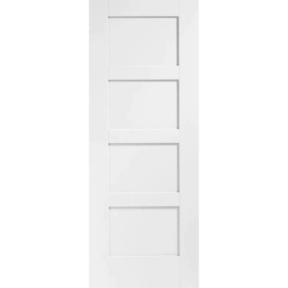 xl joinery shaker 4 panel white primed internal fd30 fire door primary