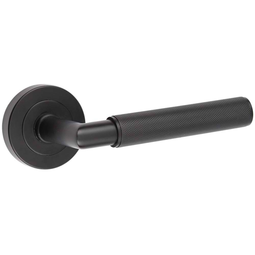 XL Joinery Livenza Bathroom Door Handle Pack Matt Black Door