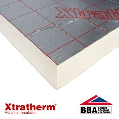 Product image for 150mm Unilin Xtratherm Thin-R PIR Insulation Board 2400mm x 1200mm