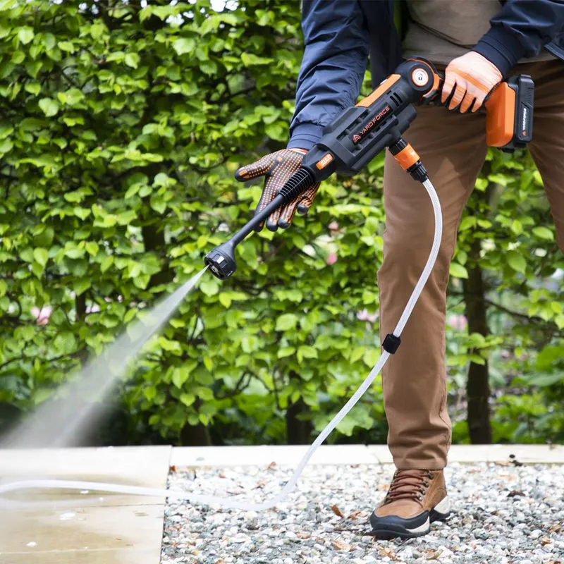 Compres Cleaner YardForce LW C04 20V Cordless Pressure Cleaner - 4.0Ah | Landscaping ...