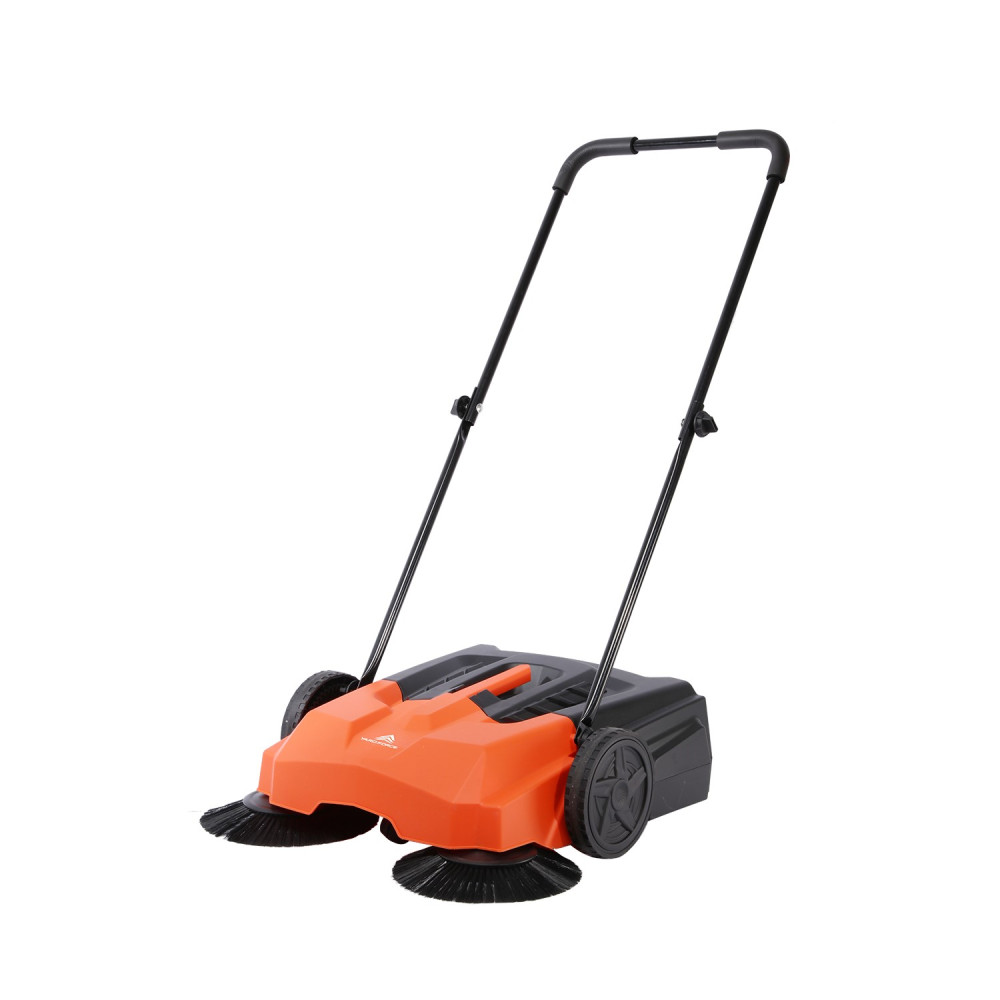 Yardforce Hand Pushed Sweeper with Twin Brushes