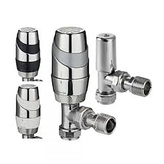 Pegler Yorkshire Decorative Angled Thermostatic Radiator Valve and ...
