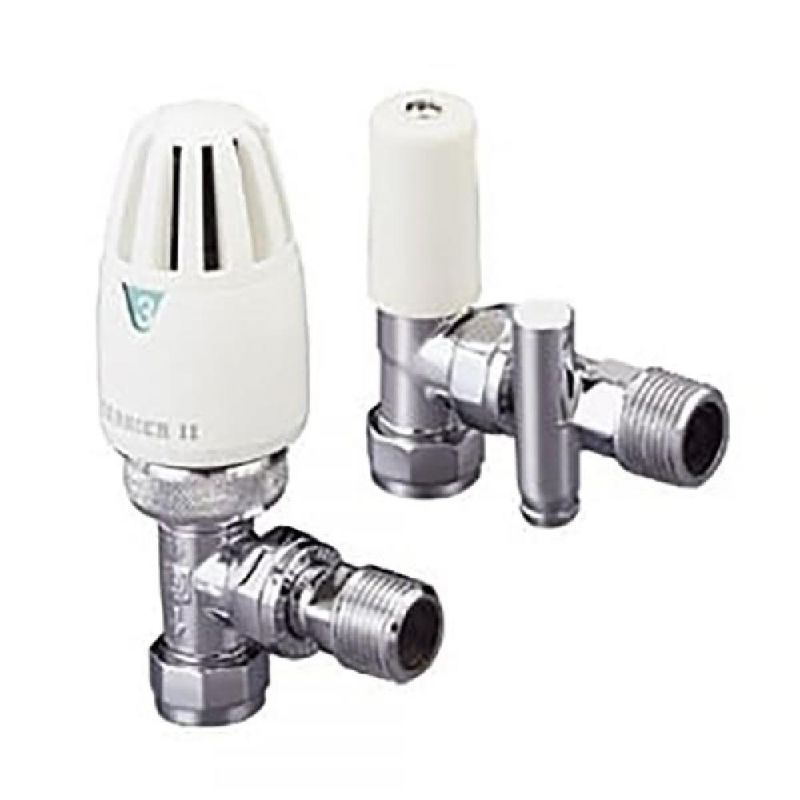 Pegler Yorkshire Terrier Thermostatic Radiator Valve & Lockshield Drain