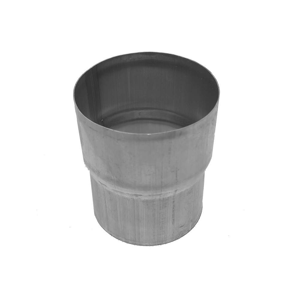 Metal Gutta Silver Zinc Round 80Mm Downpipe Connector