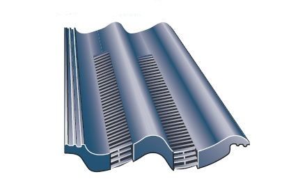 Marley Mendip / Redland Grovebury Tile Vent - Black