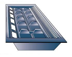 Panel Eave Vent Tray Double Flyscreen To Suit 450mm Rafter Centres 