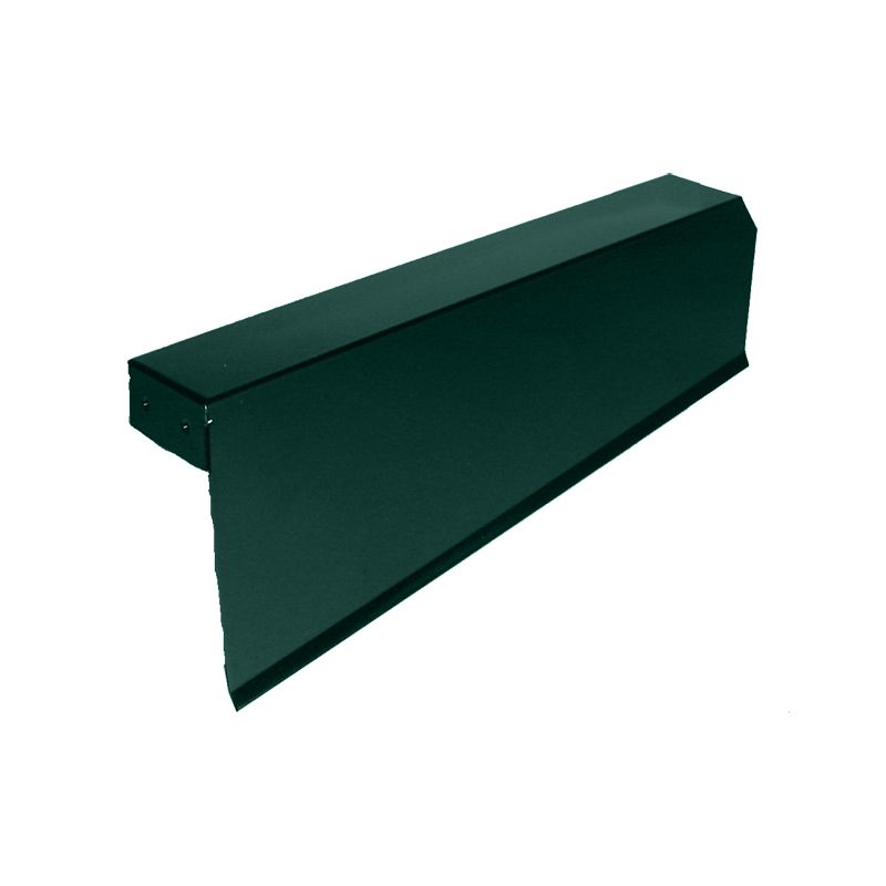 Decra Elegance High Gloss Cloaked Verge Right Hand - Green | Roofing ...