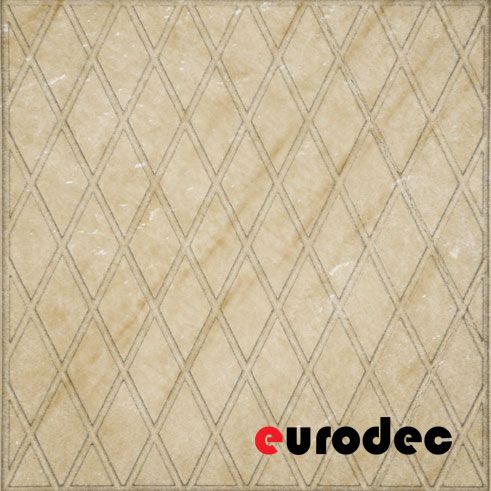 Purbeck Stone Marble Diamond Promenade Tile  (297mm x 297mm x 12mm)