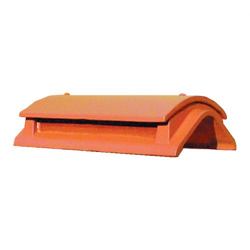 GRC Universal Angle Vent Ridge (450mm) - Terracotta (With Adaptor ...